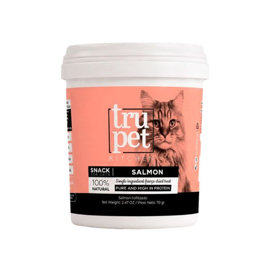 Salmon liofilizado para gatos