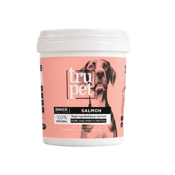 Salmon liofilizado para perros