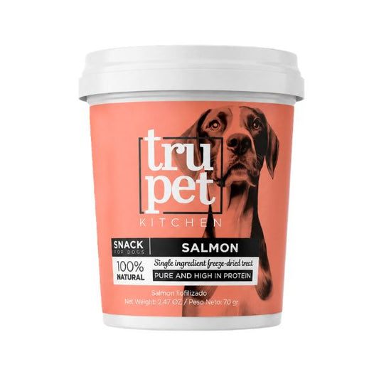 Salmon liofilizado para perros